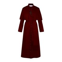 Vienspalvis Priest Cosplay Kostiumas Helovinas Priest Viduramžių Retro Cosplay Kostiumas M