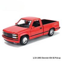 Meichi Pav. 1:24 1993 Chevrolet 454 SS Pikapas Transportavimo priemonės Imitacija Lydinio Automobilio Modelis Amatai Papuošalai Kolekcija Žaislas Berniuko Gimtadienio Dovana juoda