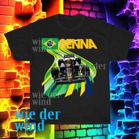 New Ayrton Senna Classic Logo Men's T-shirt funny size S to 5XL XL yellow