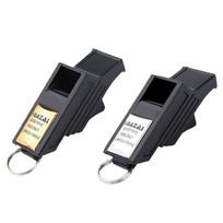 Volleyball Whistle Professional Training Referee Whistle Lifesaving Plastic for Outdoor Running Sports Training Gear Supplies black gold