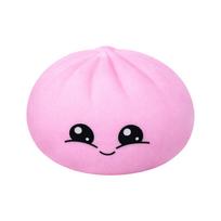 Colorful Dumpling Squishy Stress Relief Balls With Steamer Reusable Rebound Squeeze Reliever Toys Dough Ball Home Office Gifts One Size pink