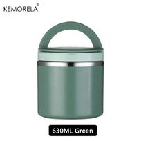 630/1000ml Maisto termiškai indelis izoliuotas sriubos puodelis Termoso indelis nerūdijančio plieno priešpiečių dėžutės termosas, skirtas mokyklos vaikams gray