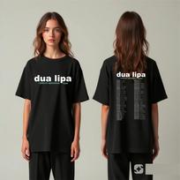 Dua Lipa Radical Optimism Tour Dates T-Shirt Music Concert Tee Merch Gift Top S black