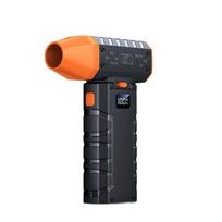 LED Display Handheld Violent Turbo Fan 80000 RPM Powerful Dust Blower  Dust Cleaning Tools oranžinė