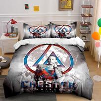 Linkin Park Tribute Bedding Set Bedding Duvet Cover Set Duvet Cover Pillowcases  (1*Duvet Cover 2*Pillowcases, without duvet insert) 135x200cm