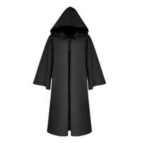 Helovino apsiaustas Cosplay Maro gydytojo kaukė Kostiumas Ragana Tunika su gobtuvu Chalatas Suaugusiems ir vaikams Šventinio žaidimo kaukės Aksesuarai Kids 135 black