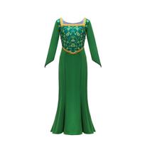 European and American new children's animation movie Shrek Princess Fiona COS Girls Stage SB09 100cm blue