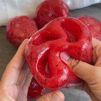 Watermelon Slushy Squishy Toy Sensory Anti Stress Ball Soft Jelly Squeeze Toys Cute Office Desk Fidget Gag Gifts for Kids Adults