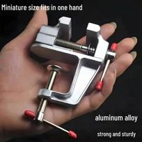 Multifunctional Mini Bench Vise: Desktop Flat-Nose Pliers for Woodworking & Precision Tasks 1x Vise