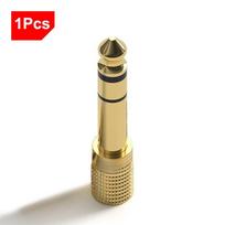 1PC Jack 6.5 6.35mm Male Plug to 3.5mm Female Connector Headphone Amplifier Audio Adapter Microphone AUX 6.3 3.5 mm Converter