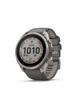 Garmin Fenix 9 Pro Inreach Solar 51mm – Pilkos anglies spalvos su juodu dirželiu