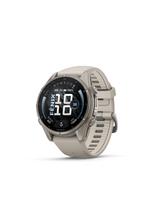 Garmin Fenix 9 43mm – Titano spalvos su rūko su pilku dirželiu