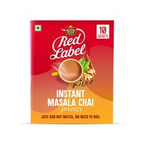 Red Label Instant Masala Chai milteliai - 13g*10 pakelių | Instant arbatos milteliai| Skanus arbata paruošta per 10 sek | 10 vienkartinių pakelių | Iš namų red