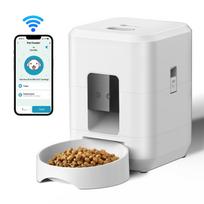 2l Automatic Pet Feeder Wifi Smart Cat Dog Food Dispenser App Controlled Slow And Quantitative Feeding For Pets Cat Accessories 2L gray