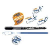 Gelio rašiklis Carioca OOPS 0.7mm save trinantis, juodas