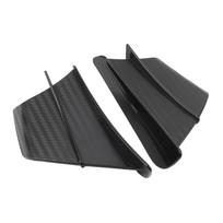 For Kawasaki Ninja Motorcycle Winglet Aerodynamic Wing Kit ZX6R 636 ZX-25R ZX6RR ZX-6 ZX10R ZX1400 ZX14R ZZR1400 ZZR1100 Spoiler black