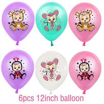 Žavingas Cry Babies Magic Tears Gimtadienio Šventės Dekoracijų Rinkinys Su Spalvingomis Vėliavėlėmis Ir Balionais 6pcs Balloons
