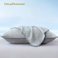 Pillowcases Set of 2 – Ice Silk Bed Cases with Soft Texture for Hot Sleepers, Color one size