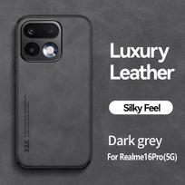 Magnetic Leather Case For Realme 16 Pro Plus Realme16Pro+ 5G Shockproof Silicone Soft Case Cover realme 16 Pro+ žalia