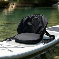 Kayak Seat Canoe High Back Breathable Anti Slip with Hook for Bleachers Rafting Fishing gray