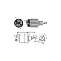 Starterio solenoido jungiklis ERA ZM1573