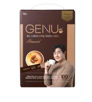 Zenu Stevia Protein Coffee Mix Almond 100 Sticks – Low Sugar Energy Coffee 1 box beige