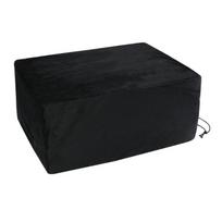 Drawstring Spandex Dust Cover for Dedicated Model Record Player Machine Washable Anti Dust Fabric Protector Case 1 black