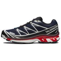 SALOMON XT 6 Bėgimo bateliai Unisex Giliai mėlyni Balti 491054 40⅔ black