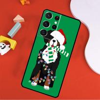 Funny Bernese Mountain Dog Phone Case For Samsung Galaxy S24 Ultra S25 Ultra S9 S10 S20 S21 S22 S23 Plus S24 FE Cover Galaxy S22 Plus black