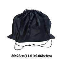 Large Drawstring Care Bag Custom Wigs Storage Dust Proof Packaging Pouch Black Reusable Sack Handbag Shoes Travel Bags black