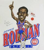 DENNIS RODMAN Men Tshirt White Cotton S to 5XL JJ4273 Unisex T-Shirt XXXL black