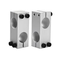 1Pc New Pillar Fixing Clamp Steel Pipe Fixing Bracket Same/Different Diameter Fastening Cross Clip Vertical Fixed Diameter Same 8x8mm