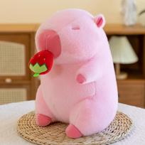 New Kapibara Plush Toy Stretchable Watermelon Strawberry Capybara Doll Birthday Gift Ragdoll 30cm0.305kg