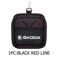 For Skoda Car Air Outlet Storage Box Phone Lipstick Lighter Glasses Organizer Octavia Superb RAPID FABIA KAMIQ KAROQ KODIAQ YETI knfg14
