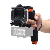 Shutter Trigger + Floating Hand Grip Diving Buoyancy Stick with Adjustable Anti-lost Strap & Screw & Wrench for GoPro HERO7 /6 Black /5 Black black