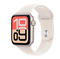 Watch SE 3 GPS+Cellular 40mm Starlight Aluminium Case with Starlight Sport Band - S/M beige
