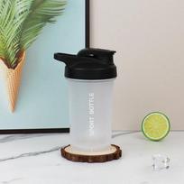300ml Portable Protein Powder Shaker Bottle Leak Proof Water Bottle for Gym Outdoor Fitness Training Sport Mixing Cup with Scale žalia