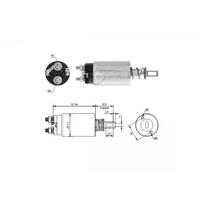 Starterio solenoido jungiklis ERA ZM1982