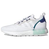 Adidas Originals ZX 2K Boost Audinys Patogūs Retro Sportiniai Lengvi Žemi Laisvalaikio Batai Unisex Sportbačiai Balti Mėlyni Pilki GY3548 44 white