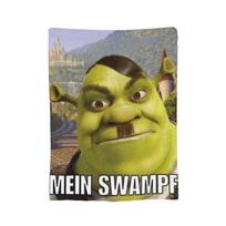 Cartoon Monster Shreks Blankets Velvet  Winter  Breathable Lightweight Thin Throw Blankets for Bed Outdoor Bedspreads 30x40in gray