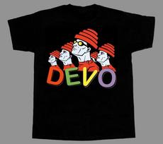 Retro Are We Not Men Devo Band Shirt Short Sleeve Black Unisex S-234XL ND1345 Unisex T-Shirt M red
