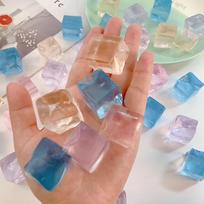 Squishy Ice Cube Fidget Anti Stress Squeeze Toy Kids Adults Party Gifts Decompression Autism ADHD Sensory Anxiety Therapy gray