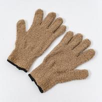 Microfiber Dusting Gloves - Stretchable & Breathable Cleaning Gloves, Non-Waterproof For Cars, Boats, Rvs, Pools, Home, Kitchen as the picture beige