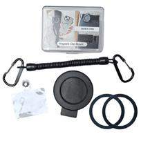 For Magsafe Magnetic Belt Clip Holder Mobile Phone Holder Backpack Clip Metal Hook Spring Rope Free Hands Stand For Cell Phone juoda