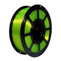 Precision Printing Material Glitter PETG 3D Printer Filament 1.75mm, Dimensional Accuracy +/-0.02mm, 1KG Spool, Moisture-Proof Sealed Transmittance žalia