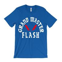 Grand Master Flash T Shirt Furious Five DJ Sugarhill old school hip hop XXXL blue