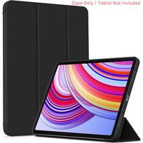 Tri-fold Flip Case For Xiaomi Redmi Pad 2 Pro 12.1 inch Magnetic Stand PU Leather Protective Cover Auto Sleep/Wake up Redmi Pad 2 Pro 12.1 pink