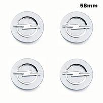 4pcs 58mm 64mm Wheel Center Cap Logo Hub Cover Badge Emblem Fit For Opel Insignia Astra Antara J H G F Corsa Zafira Tigra Mokka Kd9 white