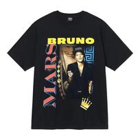 Singer Bruno Mars 24k Magic World Tour Fashion Graphics T Shirts Mens Aesthetic Hip Hop T-shirt Casual Summer Tee Shirts Unisex XL gray