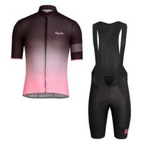 RAPHA Unisex Cycling Jersey Bib Shorts Set Breathable Performance Wear Road MTB Bike Riding XXS gray